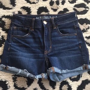 AE High-rise Denim Shorts